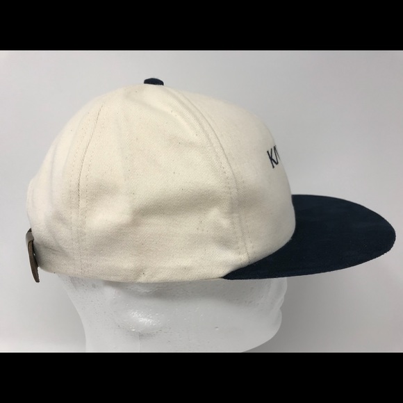 Katun Vintage 80's Strapback Suede White Hat Cap - Picture 4 of 7